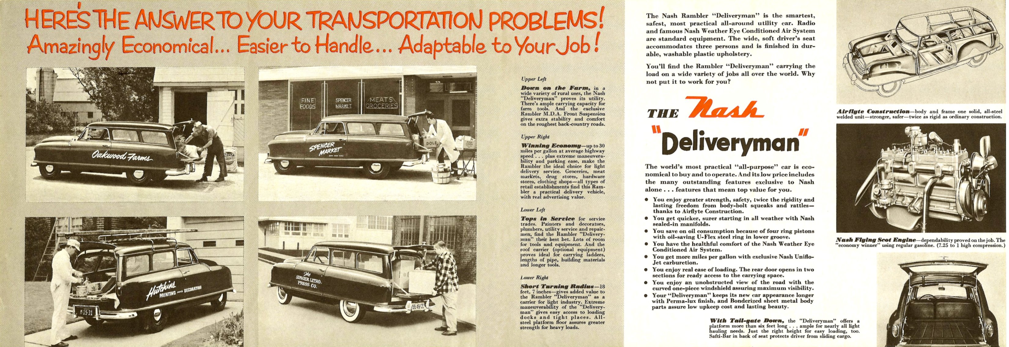 1951 Nash Rambler Deliveryman Foldout Page 2
